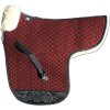 engel reitsport lammfell satteldecke sadek1 bordeaux med natur d dressur