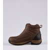 borelli waterproof zipped boot brown 3