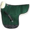 engel reitsport lammfell satteldecke sadek1 gruen med natur d dressur