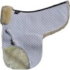 engel reitsport lammfell satteldecke sadek3 weiss gruen d dressur