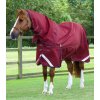 Výběhová deka Premier Equine Titan 50g Burgundy s krkem
