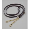 Leather Lead Rein with Chain Coupling Brown 4 2048x