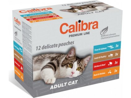 Calibra Cat kapsa Premium Adult, multipack, 12x100 g