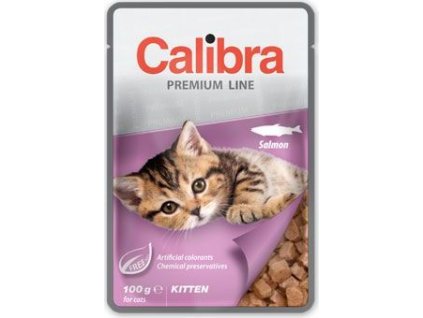 Kapsička Premium Kitten Salmon Calibra, 100 g