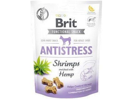 Pamlsky pro psy Brit Care, Antistress Shrimps, 150 g