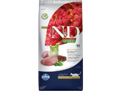 N&D Quinoa CAT Digestion Lamb & Fennel 5 kg