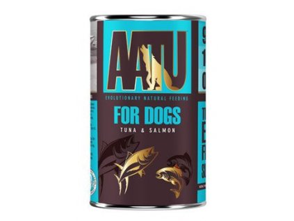 AATU Dog Tuna n Salmon konz. 400 g