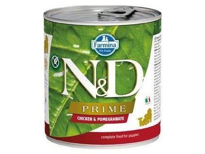 N&D DOG PRIME Puppy Chicken & Pomegranate 285 g