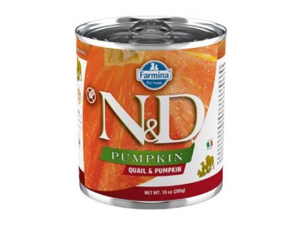 N&D DOG PUMPKIN Adult Quail & Pumpkin 285 g