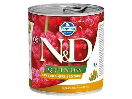 N&D DOG QUINOA Adult Quail & Coconut 285 g