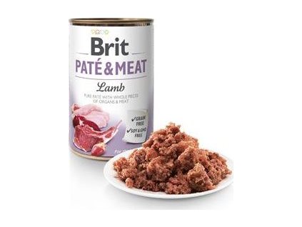 Konzerva pro psy Paté & Meat Lamb Brit, 800 g
