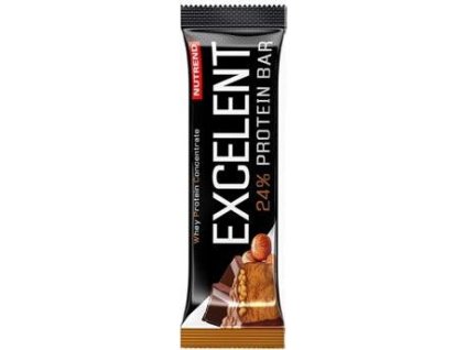 Tyčinka Nutrend Excelent Protein Bar Čokoláda s oříšky, 40 g