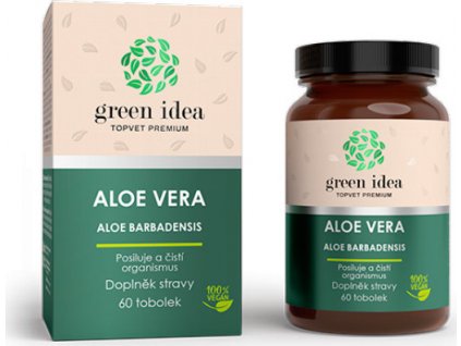 Bylinný extrakt - Aloe vera GREEN IDEA, 60 ks