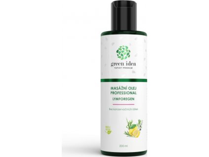 Olej masážní - Lymforegen GREEN IDEA, 200 ml