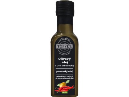 Olej olivový s chilli - extra silný GREEN IDEA, 100 ml