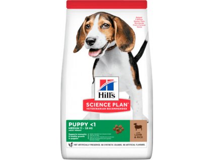 Hill's Can.Dry SP Puppy Medium Lamb&Rice 14 kg