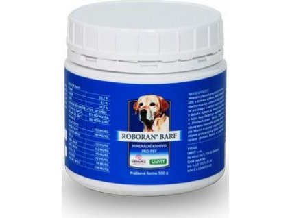 BARF pro psy Roboran, vitamíny + minerály, 300 g