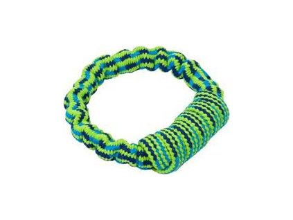 Hračka Bungee Rope, blue/green, 16 cm