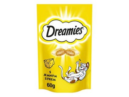 Pamlsky pro kočky sýrové Dreamies, 60 g