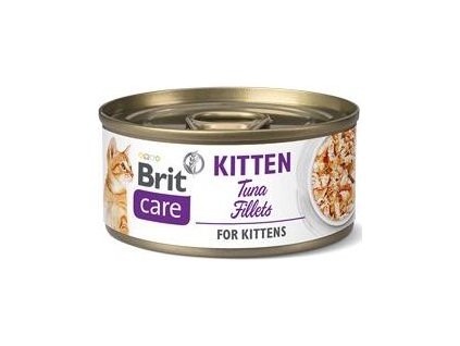 Konzerva pro kočky Brit Care, Fillets Kitten Tuna, 70 g