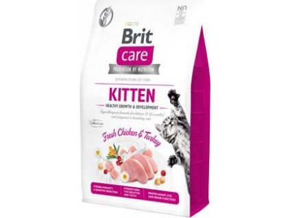 Granule pro kočky Brit Care GF, Healthy Growth&Development, 2 kg