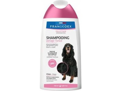 Šampon na černou srst pro psy Francodex, 250 ml