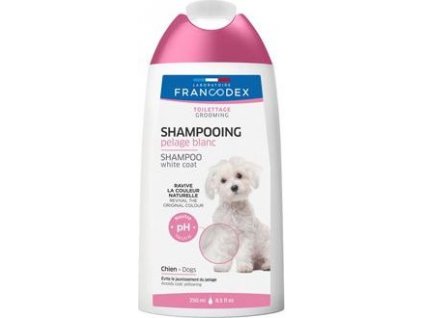 Šampon na bílou srst pro psy Francodex, 250 ml