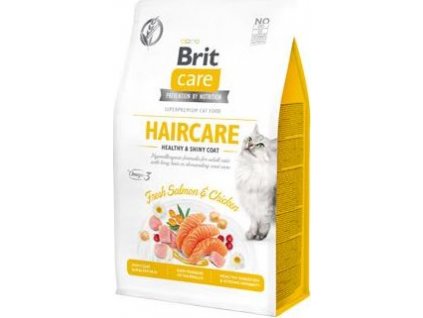 Granule GF Haircare Healthy&Shiny Coat Brit Care Cat, 0,4 kg