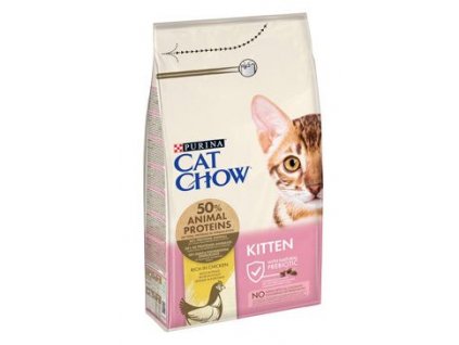 Granule pro kočky Chow Kitten Purina, 1,5 kg