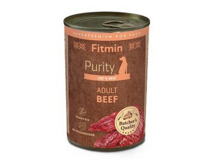 Konzerva Purity Fitmin, hovězí, 400 g