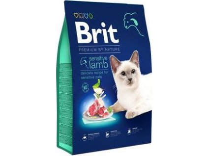 Granule hypoalergenní pro kočky BRIT, jehněčí, 1,5 kg