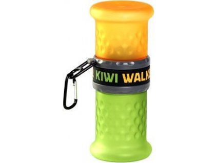 Láhev cestovní pro lidi KIWI WALKER, oranžová+zelená, 750+500 ml