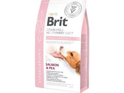 Granule pro psy BRIT, hypoallergenic, salmon/pea, 2 kg
