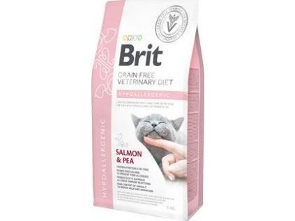 Granule pro kočky BRIT, hypoallergenic, 5 kg