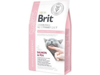 Granule pro kočky BRIT, hypoallergenic, 2 kg