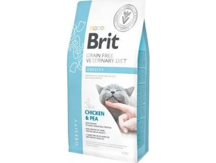Granule pro kočky BRIT, obesity, 5 kg