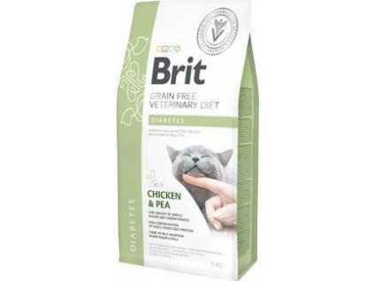 Granule pro kočky BRIT, diabetes, 5 kg
