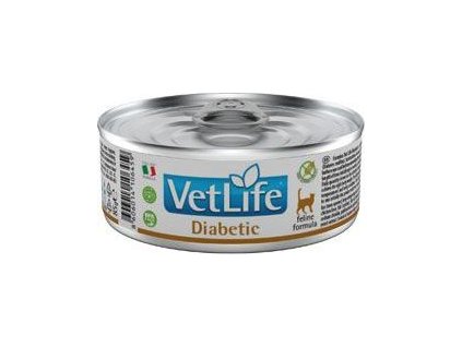 Konzerva pro kočky VET LIFE NATURAL, diabetic, 85 g