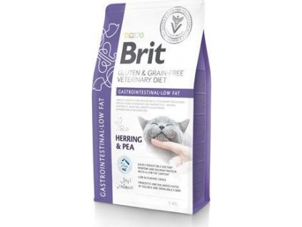 Granule pro kočky BRIT, gastrointestinal low fat, 5 kg