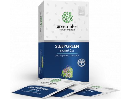 Čaj bylinný Sleepgreen GREEN IDEA Herbex, 20 sáčků