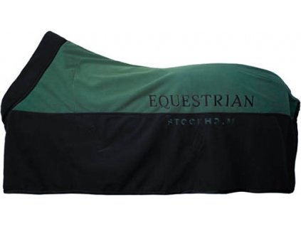 Deka odpocovací Sycamore Green Equestrian Stockholm, s límcem, dark green