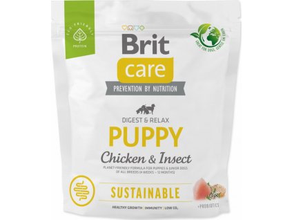 Granule Brit Care Dog Sustainable Puppy, 1 kg