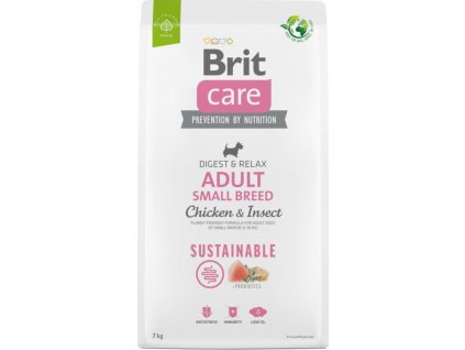 Granule Brit Care Dog Sustainable Adult Small Breed, 7 kg