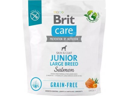 Granule Brit Care Dog Grain-free Junior Large Breed, 1 kg