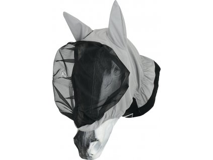 Maska proti hmyzu Alae HorseGuard, s ochranou uší, grey