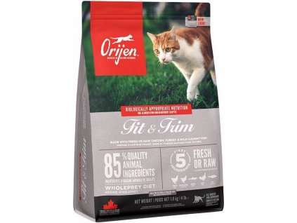 Granule pro kočky Orijen Cat Fit&Trim, 1,8kg