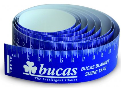 Metr na měření velikosti dek Bucas