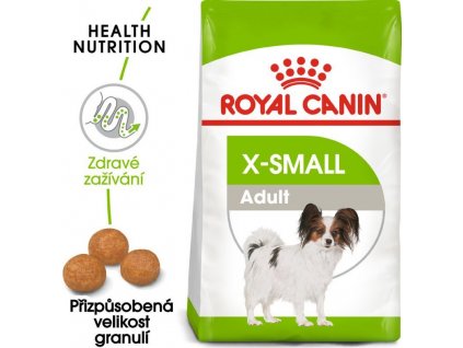 Granule pro psy Royal Canin X-Small Adult, 3 kg