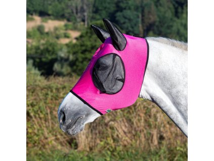 Maska proti hmyzu Spandex USG, s ochranou uší, pink