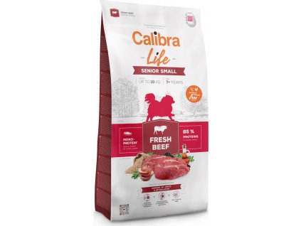 Granule pro psy Calibra Life Senior Small Fresh Beef, 1,5 kg
